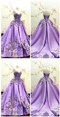 Beautiful Sweetheart 3D Flowers Adorned Prom Dresses Prom Dress Pictures, Gown Pictures, Prom Dresses With Pockets, Corset Dress Prom, Evening Party Gowns, Lace Prom Dress, 3d Flowers, Dress Picture, Party Gowns