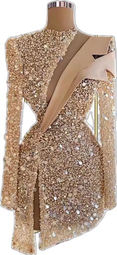 Gold Long Sleeve Evening Dress For Formal Occasions, Gold Long Sleeve Gown For Prom Season, Glamorous Gold Long Sleeve Gown, Glamorous Long Sleeve Gold Gown, Gold Long Sleeve Sequin Prom Dress, Gold Sparkling Evening Dress For Prom, Gold Long Sleeve Evening Dress For Prom, Long Sleeve Champagne Dress For Banquet, Champagne Long Sleeve Dress For Banquets