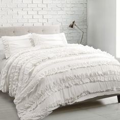 You'll love the Lush Decor Belle Microfiber Traditional Comforter Set at Wayfair - Great Deals on all products with Free Shipping on most stuff, even the big stuff. Ruffled Bedding, Daybed Cover Sets, Textured Quilt, Twin Xl Comforter, King Duvet Cover Sets, Daybed Covers, Lush Decor, White Duvet Covers, Pink Quilts