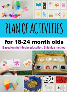 Shichida Method, Toddler Education, Activities For Children, Development Activities, Right Brain, Toddler Play, Toddler Learning Activities, Brain Activities, Montessori Activities