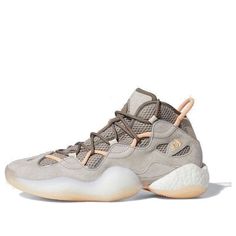 (WMNS) adidas originals Crazy BYW 3 'Cream Brown' EE6008 (SNKR/Light/Mid Top/Non-Slip/Basketball) Concept Sneakers, Adidas Y3, Adidas Crazy, Stylish Sneakers, Golden Goose Sneaker, Basketball Shoes, Air Jordan Sneaker, Adidas Women, Adidas Originals