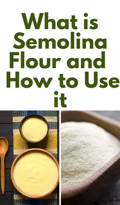 what is semoizing flour and how to use it