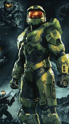 an image of a man in halo armor