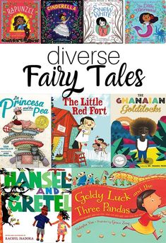 several children's books with the title diverse fairy tales