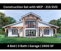 this is an artist's rendering of a house for the construction set with mep - 216svdd