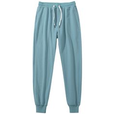 Men’s Cotton Plus Size Sweatpants Fabric: 100% Cotton Size: S, M, L, XL, 2XL Multiple Color Selections: Black, Yellow, Gray, Borwn, Green, Dark Gray, Blue Season: Spring, Fall, Winter Light Blue Casual Loungewear Pants, Casual Light Blue Loungewear Pants, Casual Light Blue Sweatpants For Loungewear, Light Blue Relaxed Fit Casual Sweatpants, Casual Blue Stretch Sweatpants, Blue Stretch Casual Sweatpants, Casual Stretch Blue Sweatpants, Blue Pants With Pockets For Leisure, Casual Light Blue Sweatpants With Pockets