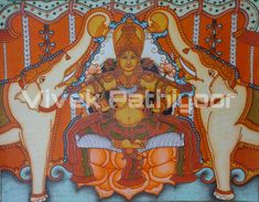 Acrylicpainting on ivory sheet#keralagodsowncountry #elephantart #painting #keralamuralpainting #mural Tanjore Painting, Elephant Art, Hindu Art, Indian Art