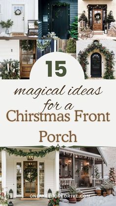 Christmas decorations are the perfect way to share the holiday spirit with people around you. From twinkling lights to creative displays, these 50 outdoor christmas decor ideas will help you transform your home into a merry and bright haven. Let’s et started! #ChristmasDecor #HolidayHome #FestiveVibes #DeckTheHalls #christmasdecoration #merryhome #merrychristmas #WinterWonderland #ChristmasVibes Natural Christmas Porch Decor, Classy Christmas Decor Outdoor, Christmas Porches Ideas Outdoor, Porch Christmas Decorations Outdoor, Simple Outdoor Christmas Decor, Winter Front Porch Decor