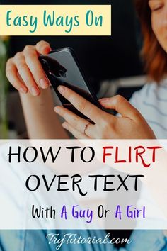 How To Flirt Over Text With A Guy Or Girl Flirt Over Text, Psychology Love, Thinking Of You Quotes, Attract Men, Text For Her, Flirting Tips For Girls