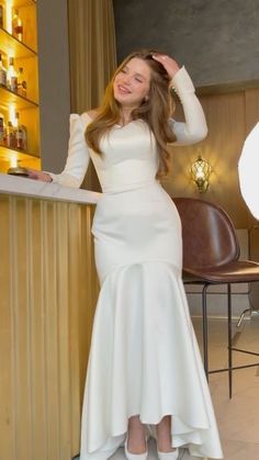 White Mermaid Wedding Dress, White Bridal Dress, Wedding Dress White, White Bridal Dresses, White Mermaid