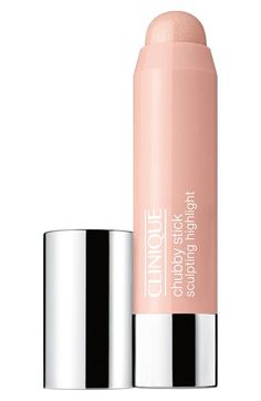 Clinique 'Chubby Stick' Sculpting Highlight available at #Nordstrom Highlight Face Makeup, Long Wear Makeup, Clinique Cosmetics, Best Highlighter, Clinique Chubby Stick, Stick Highlighter, Oil Free Makeup, Smoky Eyes, Clinique Makeup