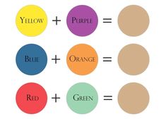 the color scheme for orange, red, yellow and purple