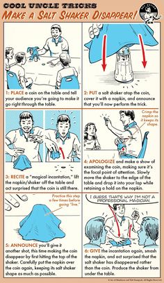 How To Juggle, Cool Uncle, Art Of Manliness, Survival Life Hacks, Survival Life, Salt Shaker, The More You Know, Niece And Nephew