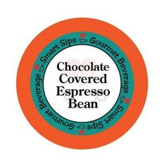 chocolate covered espresso bean label