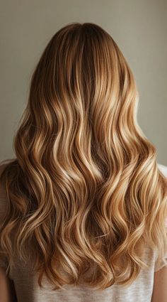 23 Winter Highlights for Blondes: Gorgeous Color Ideas to Warm Up Your Look | LooksNiceOnMe Champagne Blonde Highlights, Champagne Blonde, Blonde Waves, Honey Blonde