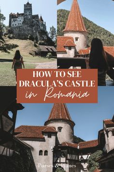 how to see dracula's castle in poncaia, spain with text overlay that reads how to see dracula's castle in poncaia