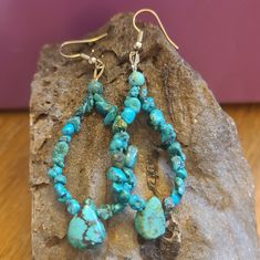 Vintage Native American Navajo Old Kingman Turquoise Large Dangle Sterling Silver Earrings Kingman Turquoise, Earrings Color, Turquoise Sterling Silver, Sterling Silver Earrings, Nativity, Native American, Silver Earrings, Jewelry Earrings, Womens Sizes