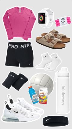 Volleyball Fits, Vollyball Outfits, Volleyball Outfit, Cute Athletic Outfits, Volleyball Jerseys, Cute Nike Outfits, Lululemon Outfits, Cute Workout Outfits, Fitness Wear Outfits