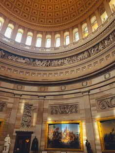 Sun hitting artworks in the United States capitol building Sociology Aesthetic, Us Capitol Building, Washington Dc Capitol, City Aesthetics, Americana Aesthetic