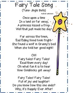 the fairy tale song is shown with an image of a wand and stars on it