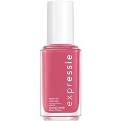 Essie Expressie Vegan Quick-dry Nail Polish - 0.33 Fl Oz : Target Essie Party Mix And Match, Expressie Nail Polish Colors, Expressie Nail Polish, Pink Essie, Hot Pink Nail Polish, Fast Drying Nail Polish, America Nails, Quick Dry Nail Polish, Dry Nails Quick