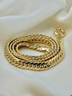 18k Gold Curb Link chain ,13.18 gr , 18 inches,5.5  mm Priced to sell! Compare our prices to other similar sellers! Arrives in a GIFT BOX and includes FREE SHIPPING within the USA and Canada. International shipping is available at the most economical rates on ETSY. I HAVE BEEN IN THE JEWELRY BUSINESS ALL MY LIFE. I am a second -generation family member making gold and jewelry. Please feel free to ask me any questions - Always happy to help! please visit my shop for different necklaces at https:/ Yellow Gold Link Chain Necklace For Anniversary, Yellow Gold Herringbone Necklace With Link Chain, Yellow Gold Herringbone Link Necklace, 14k Yellow Gold Cuban Link Necklace, 14k Yellow Gold Cuban Link Necklace With Oval Links, 14k Yellow Gold Herringbone Chain Necklace, Anniversary Gold-plated Yellow Gold Chain Necklace, Anniversary Yellow Gold-plated Chain Necklace, Gold-plated Chain Necklace Stamped 14k