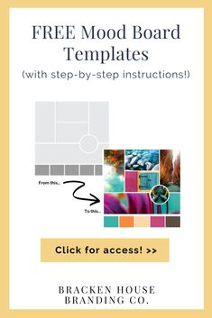 the free mood board templates with step by step instructions