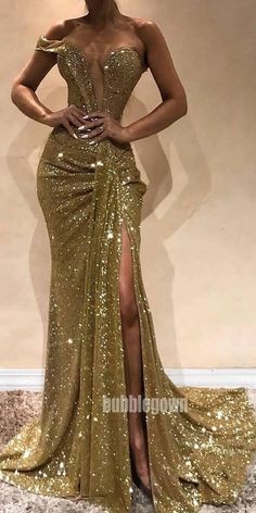 Prom Ideas, Prom Dresses Modest, Cute Prom Dresses, Long Prom Dresses, Prom Outfits, Pageant Dress, Long Prom Dress, Side Split, Types Of Dresses