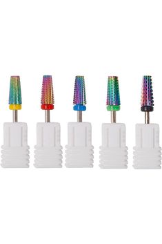 5PCS Tapered Barrel Carbide Nail Drill Bit,Nail Drill Bits Set,Drill Bits For Nails Flat Top,Acrylic Nail File Drill Bit Cuticle Drill Bits,Nail Art Tools Gel Nails Manicure Pedicure(XF,F,M,C,XC) Home Nail Care, Gel Nails Manicure, Acrylic Gel Nails, Nail Drill Bits, Nails Salon, Nail Biting, Acrylic Gel, Nails Fall, Nail Drill