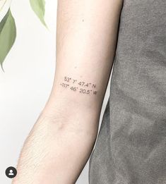 a person with a tattoo on their arm that says, in the end it is what we do