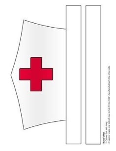 a paper swiss flag with a red cross on the front and white stripes around it