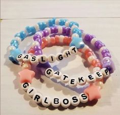 Gaslight Gatekeep Girlboss, Rave Bracelets, Timmy Turner, Diy Kandi Bracelets, Pony Bead Bracelets, Diy Kandi, Kandi Kid, Kandi Cuff