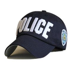 a police hat with the word police on it