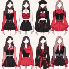 Presentation Clothes Outfits, Red Performance Outfits Kpop, Outfits For Performing On Stage, Royale Outfits Ideas, Kpop Idol Stage Outfits Ideas, K Pop Stage Outfits Ideas, Red Performance Outfits, Kpop Outfits Inspiration, Skz Concert