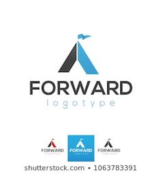 the logo for forward log type