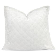 a white pillow on a white background