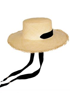 Long Brim Cordovan Hat   The Panama Hat, also known as Montecristi Hat is a traditional Ecuadorian model made with 100% Toquilla Straw, a natural fiber known for its quality and beauty. The perfect beach-to-city accessory, elegant, yet fresh and versatile for original matches with different kinds of fashion.    -We ship with DHL Express. Shipping takes approximately 3 to 5 days to arrive depending on the destination. -Need Help? Please contact: customercare@sensistudio.com -All Sales Are Final. Straw Beach Hat, Essential Wardrobe Pieces, Straw Hat Beach, Boater Hat, The Crow, Pool Accessories, Beach Hat, Wide Brimmed Hats, Luxury Store