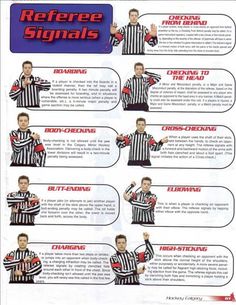 the referee signals instructions for referees