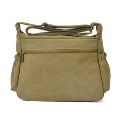 Specification: Product Name Casual Shoulder Crossbody Outdoor Bag Size 30*24*10 CM Material Canvas School Satchel Laptop Bag With Pockets, School Laptop Bag Satchel With Pockets, Khaki Satchel Shoulder Bag For School, Khaki Shoulder Satchel For School, School Satchel With Pockets In Khaki, Practical Satchel Shoulder Bag For School, Functional Flap Bag For Daily Use, Large Capacity Flap Travel Bag, Functional Canvas Shoulder Bag For School