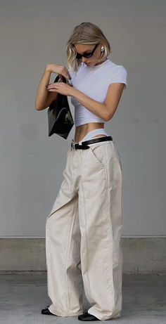 Elsa Hosk Street Style, Elsa Hosk Style, Workwear Pants, August 31