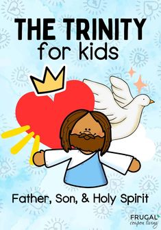 Explaining the Holy Trinity to kids made simple and fun! Teach them about God the Father, God the Son, and God the Holy Spirit with engaging crafts and clever tips. Turn this 3-in-1 mystery into an exciting faith-filled adventure your little ones will love! #FrugalCouponLiving Holy Spirit Craft, The Names Of God, God And Jesus, Father Son Holy Spirit, The Holy Trinity, Father God, Bible Crafts For Kids, Sunday School Activities, Catholic Kids