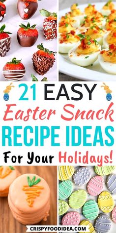 These easy easter snack recipes are delicious, tasty and perfect for holidays. Salty Easter Snacks, Easter Snack Recipes, Easy Easter Ideas, Easy Easter Snacks, Easter Ideas For Kids, Easter Snack, Crumble Cookie Recipe