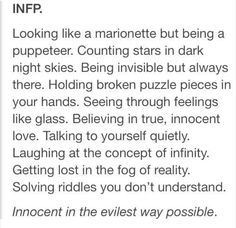 I’m saving this for the last line Infp Mbti, Personalidad Infj, Innocent Love, Quotes Beautiful