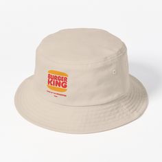 This packable, scrunchable, lightweight headwear classic is ready for adventure, from the beach to the street to the trail Breathable 100% cotton with eyelet ventilation Flat top Moderate brim is 2.2"" (5.5 cm) wide to keep the sun off your face Unstructured crown is 3.1"" (8 cm) deep Easy care: just spot clean and dry in shade. Burger King Beige Cotton Bucket Hat For Outdoor, Summer Canvas Cap, Summer Streetwear Sun Hat With Curved Brim, Curved Brim Sun Hat For Summer Streetwear, Casual Cotton Sun Hat With Flat Brim, Lightweight Cotton Bucket Hat, One Size, Lightweight Cotton Bucket Hat, One Size Fits Most, Wide Brim Sun Hat For Summer Streetwear, Casual Beige Canvas Bucket Hat