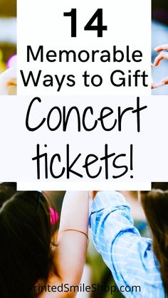 Learn all about concert ticket gifts and how to gift concert tickets even when you don't have them yet. Learn the best ideas to plan a concert ticket gift surprise to help you plan a fun concert ticket reveal. Learn more about printable concert ticket templates at printedsmileshop.com Concert Ticket Birthday Gift, Basketball Game Ticket Gift Surprise, Surprising Someone With Concert Tickets, Concert Ticket Scavenger Hunt, How To Gift Tickets For Christmas, Concert Reveal Ideas, Surprise Tickets Gift Ideas Concert, Concert Ticket Surprise Ideas, How To Surprise Someone With Concert Tickets