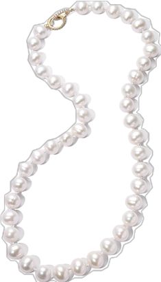 Affinity White Pearl Necklace - Coomi Formal Single Strand Round Necklace, Elegant Oval Pearl White Necklace, Elegant Pearl White Oval Necklace, Luxury Formal Necklaces With Sterling Silver Clasp, Luxury Everyday Pearl Chain Jewelry, Elegant Oval Jewelry With Sterling Silver Clasp, Luxury Single Strand Necklace, Luxury White Pearl Necklace With Sterling Silver Clasp, Timeless Single Strand Round Necklace