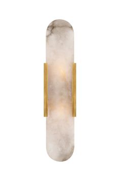 Melange Elongated Sconce - SamuLighting Alabaster Color, Sconces Living Room, Alabaster Stone, Rooms Ideas, Indoor Wall Sconces, Luminaire Mural, Sconces Bedroom, Burnished Brass, Geometric Form