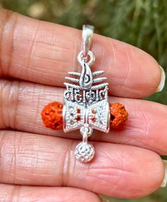 925 Silver + 5 Mukhi RUDRAKSHA Panchmukhi Rudraksh 5 Face Rudraksham Locket, Lord Shivas Pendant, Yoga Prayer Healing, Health by ArtisanCraftedJewelz on Etsy