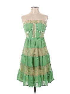 Flying Tomato Cocktail Dress Size: 5 Green Dresses - new. 100% POLYESTER, Halter, Short, Strapless | Flying Tomato Cocktail Dress: Green Dresses - New - Size 5 Cocktail Dress Green, Green Casual Dress, Green Dress Casual, Green Dresses, Flying Tomato, Green Dress, New Dress, Casual Dress, Cocktail Dress