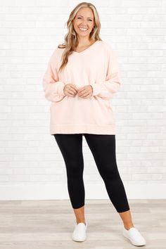 You'll look and feel special in this beauty! This sweatshirt in cream mauve is perfect for a casual day out! The classic color pairs well with leggings or skinny jeans for a fashionable look! Enjoy maximum comfort while looking your best in this quality sweatshirt! 53% Cotton, 45% Polyester, 2% Spandex Mauve Pink Sweatshirt, Color Pairs, Color Pairing, Feeling Special, Model Fits, Feel Special, Affordable Fashion, Plus Size Outfits, Fashion Forward